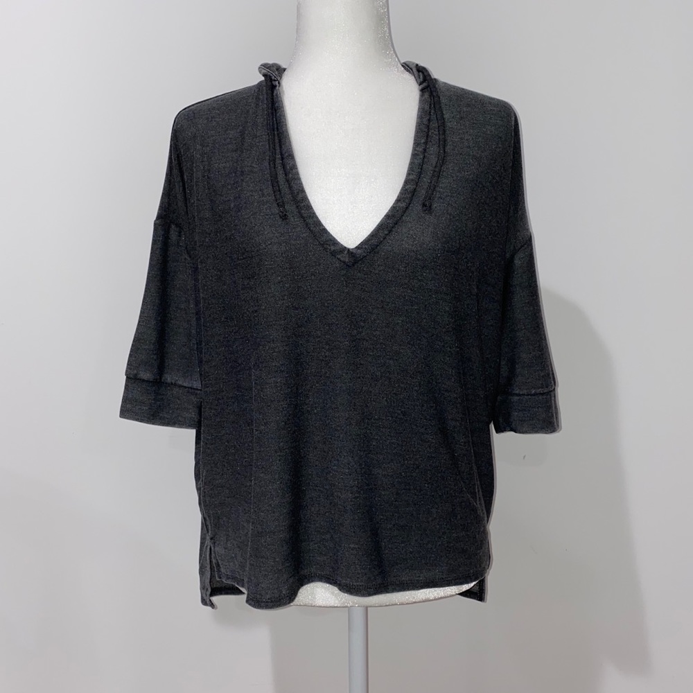 Chaser Vintage Pullover Hoodie - Dark Grey